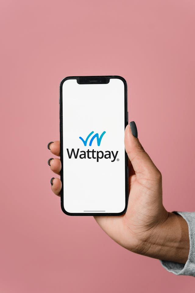 WattPay Logo on Mobile phone